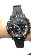Moda deportes waterproof eco friendly silicona relojes para hombres details Picture